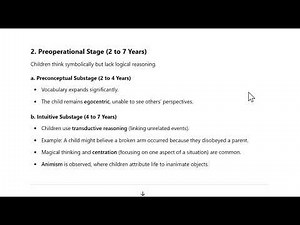 Piaget’s Stages of Cognitive Development Explained | Child Psychology Simplified