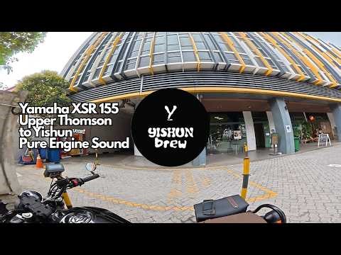 Yamaha XSR 155 | Singapore | Pure Engine Sound | ASMR | Upper Thomson to Yishun | POV