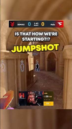 FaZe.Rain INSANE Jumping Pistol Burst 🤯#cs2