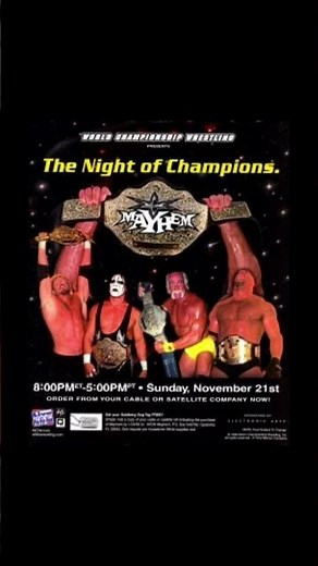 WCW Mayhem 1999 took place 26 years ago today