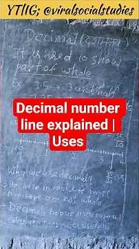 What is Decimal on Number Line?🔢 | Use & Examples | Maths