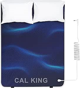 Grounding Mat for Bed, Cal King Size Earthing Mattress Cover Sheets Pad Grounding Kit, Grounding Cord Included (California King, 72 * 84")