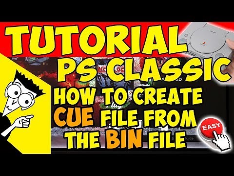 🛠️HOW TO: CREATE CUE FILE FROM BIN FILE FOR PS CLASSIC, NO SOFTWARE NEEDED