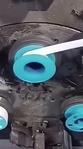 How the double tape making machine works. #shorts