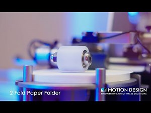 2 fold Filter Paper Folder Machine | Motion Design