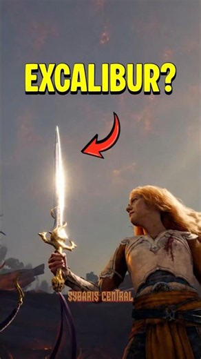 Is Faye Wielding Excalibur in God of War Laufey?
