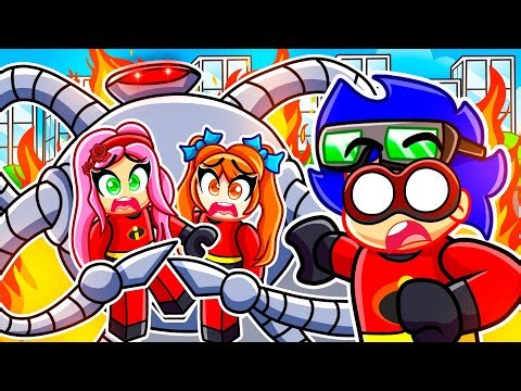 Nos Convertimos en INCREÍBLES para Luchar contra OMNIDROIDS en Roblox!