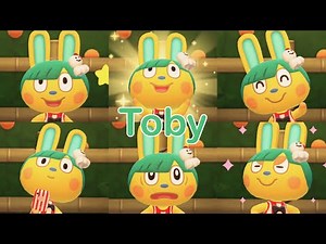 【Animal Crossing New Horizons】Toby All 59 Emote Reactions