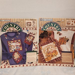 Crafts: Daisy Kingdom Pumpkin Pals and Raggedy Christmas Pattern Cotton Fabric Cutouts - Etsy