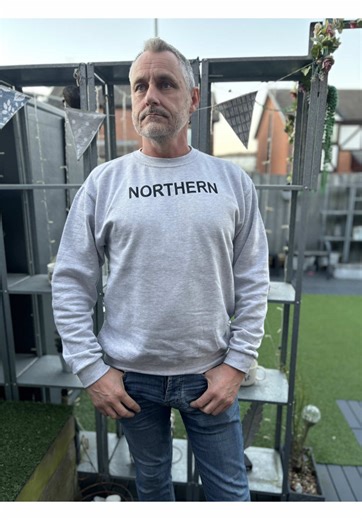 Northern Sweatshirt #theperfectprintco #northern #northernsweatshirt #thenorth #printedsweater #printshop #sheffield