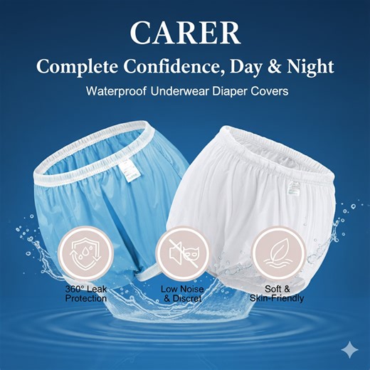 🌙 Sleep Dry. Wake Up Rested. Still dealing with leaks at night? W88 Waterproof Protective Boxers add a secure, silent backup layer to your diaper—so you can move, turn, and sleep with confidence. 🛡️ 360° waterproof protection 🩲 Stays in place all night 💨 Breathable, soft & quiet 👉 First Pair Guarantee 👉 Free laundry bag with every order | Carerspk