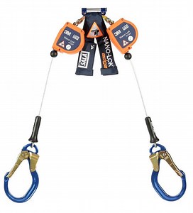 3M DBI SALA 3500231 Twin-Leg 8' SRL with Aluminum Rebar Locking Hooks