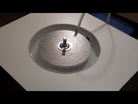 Building an 8" Flat Lapidary Machine