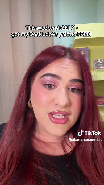 We are celebrating the fact that we just received 1500 additional units of our DesNudeAs Exotica Eyeshadow palette! I heavily invested in this product because I truly believe it could be one of my hero items. This is one of the most incredible pallets I have ever used. I am so proud of it and I want everyone to get a chance to experience it! Pick it up now for only $20 or as a free gift gift when you spent $30 only on TikTok shop.