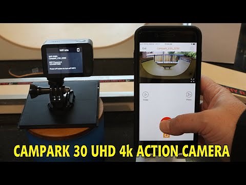 Action Camera Campark 30 UHD 4k Review and Test video