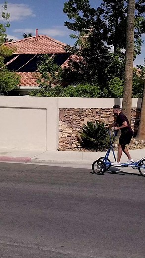 3.4K views · 41 reactions | The StreetStrider experience has been described as ‘skiing down the street’ and ‘running on air! The intuitive lean-to-steer system works with your body’s natural movements and engages your core muscles, something you can’t get from a stationary indoor elliptical in the gym! #StreetStrider #WeStrideTogether #Fun #Elliptical #Workout #Fitness #healthylifestyle #fitnessmotivation #health #fitnessjourney | StreetStrider | Facebook