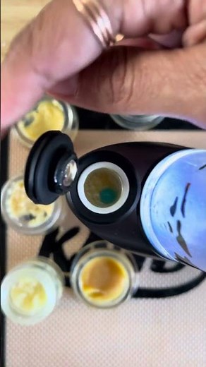 Puffco Peak Pro, Terp Pearl and 4 types of Live Resin in a bowl. #fridayvibes