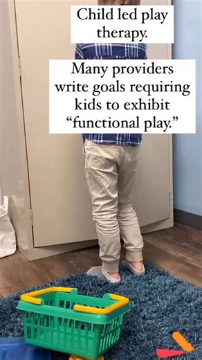 How many of you have been told by a supervisor, boss, instructor or colleague to focus on “functional play?” We don’t focus on functional play goals. Instead we follow their lead and honor their play. Want to learn more about child-led therapy? 👇🏼 Consider taking our free masterclass on echolalia & child-led therapy. Comment “MASTERCLASS” and we’ll send you the link! Looking for more in-depth options? Visit www.meaningfulspeech.com and consider taking one of our courses or webinars. The price 