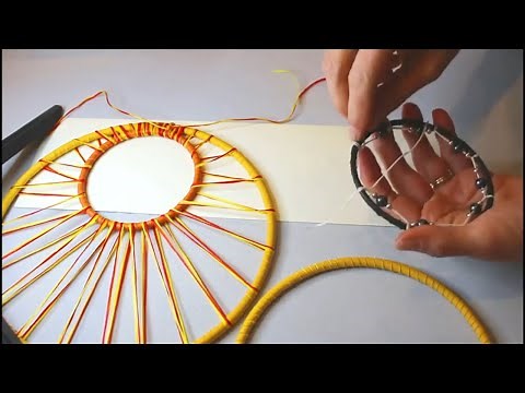 Sun and Moon dream catcher DIY
