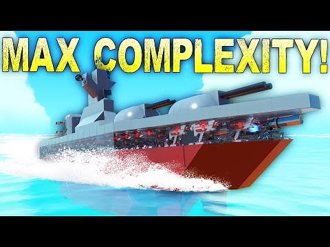 We Built MAXIMUM COMPLEXITY Battleships for Naval Battle!