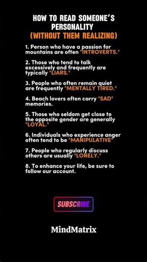 How to Read Someone’s Personality in Seconds (Psychology Tricks)