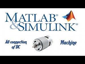 All connections of DC motor MATLAB Simulink