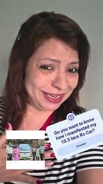 HOW I MANIFESTED CAR WORTH 10.5 LACS #jennifermistrybansiwal #youtubeshorts #SHORTS #manifestation
