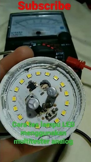 how to test LED lights using an analog multitester#shorts #how