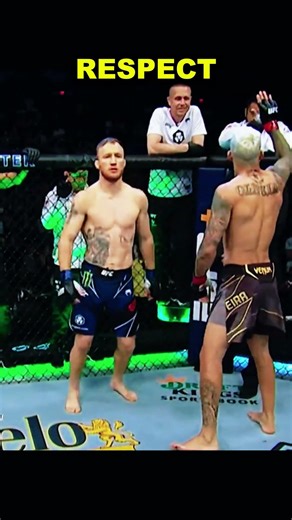 True Respect in MMA 🔥