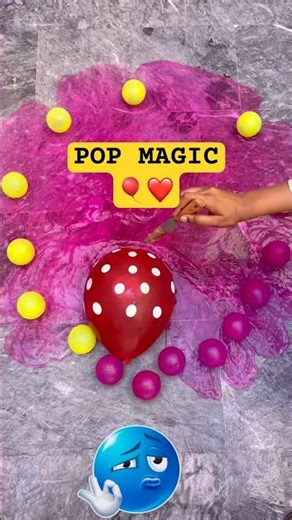 Balloon Pop 🎈💥 Color Explosion | Satisfying ASMR Relaxing Reverse Effect #shorts #relaxing #asmr