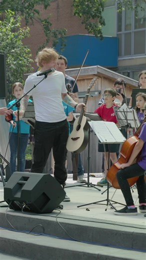 285K views · 10K reactions | Morning off in Boston so went to surprise this kids music group, was so fun. Onto the second stadium show now see ya later x | Ed Sheeran | Facebook