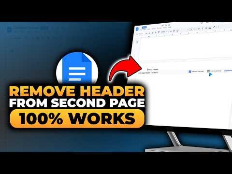 How To Remove Header From Second Page in Google Docs (100% WORKS) | Remove Header in Google Docs