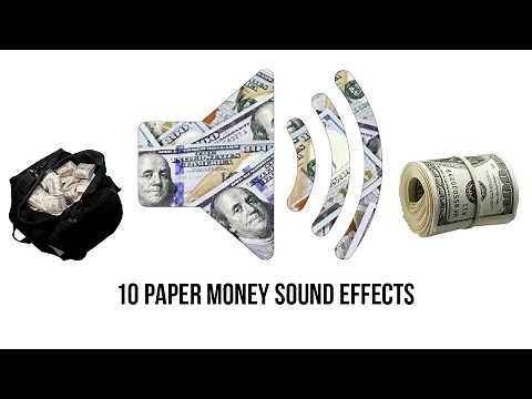 10 Paper Money (CASH) Sound Effects