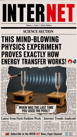 🤯 Mind-Blowing Physics Experiment Proves How Energy Transfer Works! 🔔⚡#shorts #physics