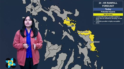 Public Weather Forecast issued at 5 AM | February 11, 2026 - Wednesday DOST-PAGASA Weather Specialist: Chenel Dominguez #weatherreport #dostpagasa PAGASA Weather Report (Subscribe for more weather updates) Facebook Page (Like): / pagasa.dost.gov.ph Twitter (Follow): / dost_pagasa Website (Visit): http://bagong.pagasa.dost.gov.ph Customer Satisfaction Survey (Feedback): https://shorturl.at/Do3VXPublic | DOST-PAGASA