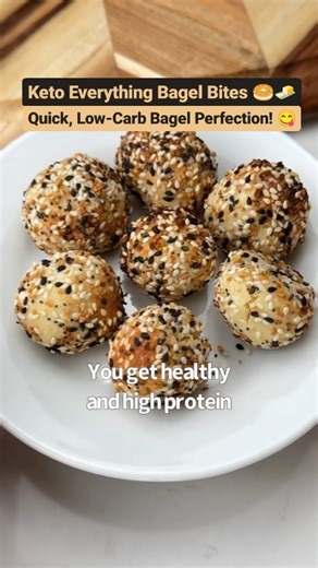 10K views · 527 reactions | Keto Everything Bagel Bites 說杻 Crispy,...