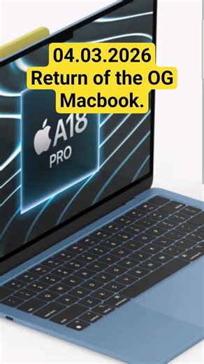 Return of OG Macbook under code name NEO. #apple #applenews #macbook #macos #mac #news #rumor #tech