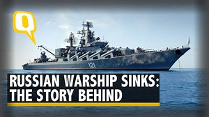 10K views · 73 reactions | Moskva, #Russian flagship warship 'seriously damaged' after an explosion, sank in the Black Sea. Here's what happened – the claims and counter-claims by #Ukraine and #Russia, the significance of the sinking amid the war, and a brief history of the missile carrier. | The Quint | Facebook