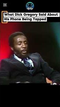 Dick Gregory Shares His Experience With Government Monitoring #shorts #blackhistory #facts