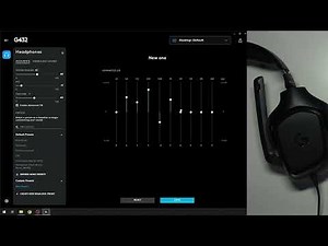 How to Create a Custom Equalizer Preset in Logitech G432