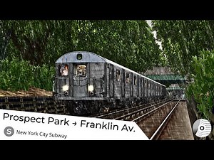 OpenBVE - PROSPECT PARK to FRANKLIN AV. (New York City Subway (S) Line)