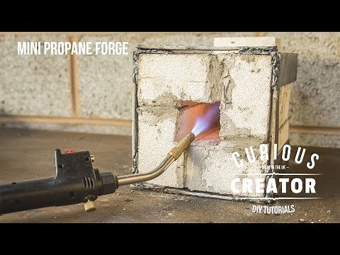 #31 Mini Propane Knife Forge - DIY How To