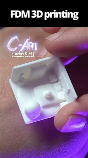 3d printing of miniatures with an FDM printer #3dprinting #youtubeshorts