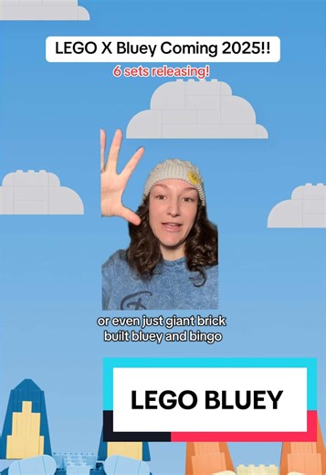 LEGO x Bluey sets coming soon!! At least 6 sets are releasing this year in 2025! What are you most excited to see?? 🐾💙🐾💙 #lego #bluey #legobluey #legonews #lego2025