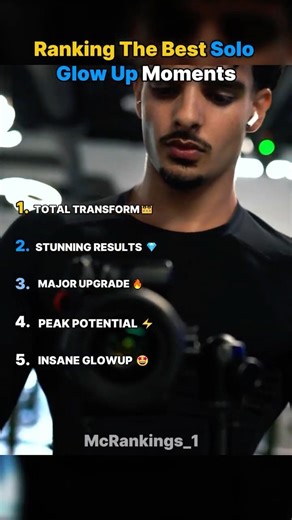 Ranking The Best Solo Glow Up moments 📈 #shorts #glowup #transformation #selfcare