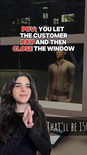 POV: You Let The Customer Pay And Then CLOSE The Window 😭 #roblox #shorts