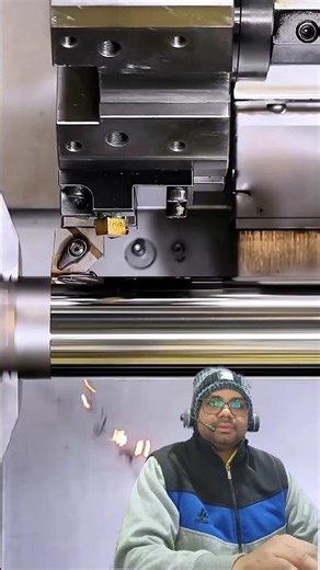High Speed CNC Turning! ⚡ Ultra-Fast Metal Cutting Power #machine #machinist #cncsoftware #machining