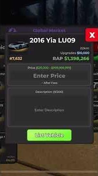 Midnight chasers how to sell you cars #midnightchasers #robloxcars #update #marketplace #auction #ca