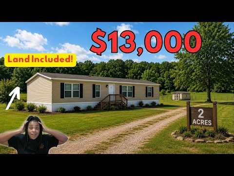 5 Hidden Cheap Mobile Homes With Land On Zillow Under $40k! No Lot Rent!