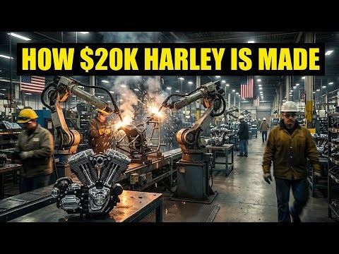 How $20K Harley-Davidson Motorcycles Are Made | Inside the American Factory